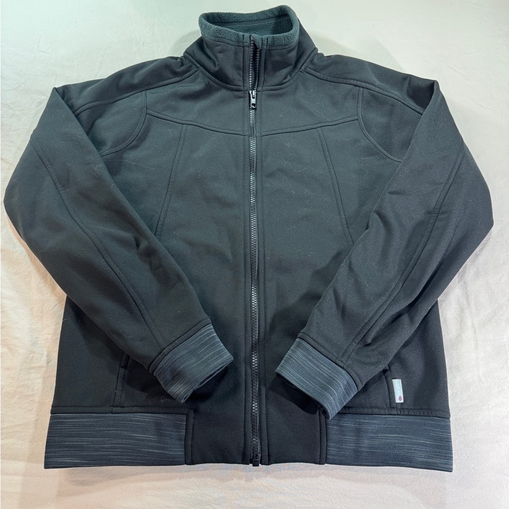 STIO Notori Soft Shell Fleece Women’s Black Medium Full Zip